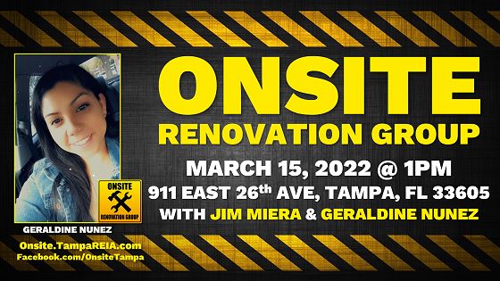 Tampa REIA Onsite Renovation Group
