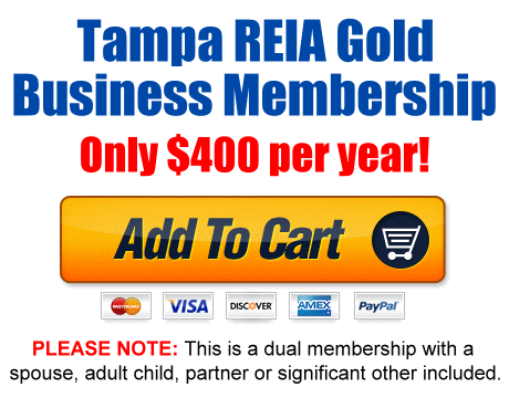 Apply for Tampa REIA Gold Business Membership Online