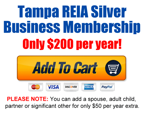 Apply for Tampa REIA Silver Business Membership Online